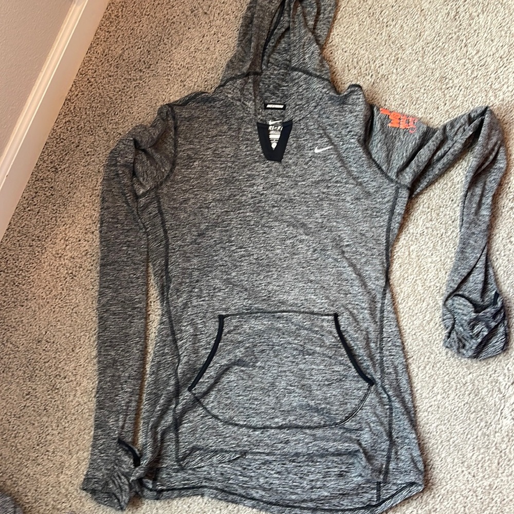 Nike running shirt with hood small worn once